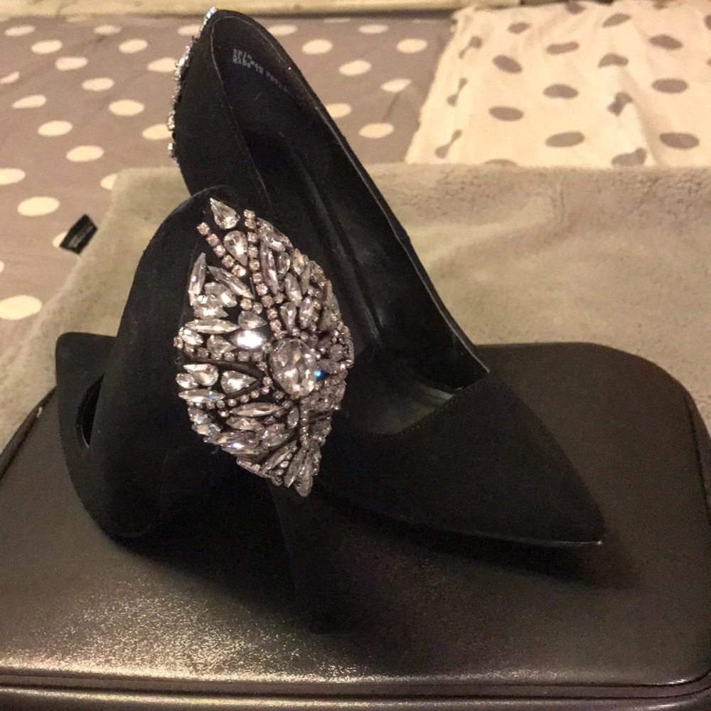 Bejeweled heels